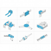 Ресурсный набор Bracket Robot Pack-Blue - «globural.ru» - Волгодонск