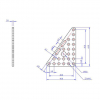 Треугольная пластина из анодированного алюминия Triangle Plate 6*8 (Pair) - «globural.ru» - Волгодонск