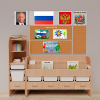 Уголок патриотического воспитания для дошкольников "Россия" Стандартный - «globural.ru» - Волгодонск