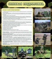 Стенд "Огневая подготовка" (вариант 2) - «globural.ru» - Волгодонск