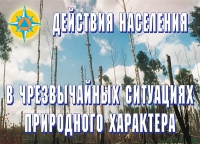 Комплект плакатов "Действия населения в ЧС природного характера" - «globural.ru» - Волгодонск