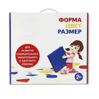Подвижная развивающая игра "Форма, цвет, размер" - «globural.ru» - Волгодонск