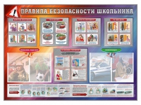 Стенд-уголок "Правила безопасности школьника" - «globural.ru» - Волгодонск