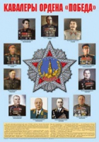 Плакат "Кавалеры ордена «Победа»" - «globural.ru» - Волгодонск