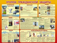 Стенд "Уголок гражданской защиты" - «globural.ru» - Волгодонск