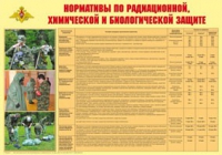 Плакат "Нормативы по радиационной, химической и биологической защите" - «globural.ru» - Волгодонск