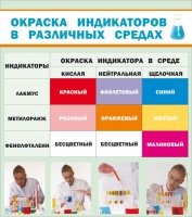 Стенд "Окраска индикаторов в различных средах" - «globural.ru» - Волгодонск