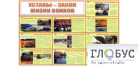 Стенд "Уставы закон жизни воинов" - «globural.ru» - Волгодонск