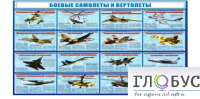 Стенд "Боевые самолеты и вертолеты" - «globural.ru» - Волгодонск