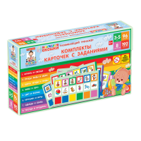 Развивающий тренажёр "Разноцветные окошки" 3-5 лет. Дополнительный набор карточек к базовому комплекту - «globural.ru» - Волгодонск