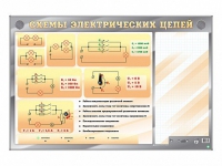 Электрифицированный стенд "Схемы электрических цепей" с маркерными полями - «globural.ru» - Волгодонск