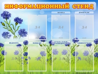 Стенд информационный с 7 карманами - «globural.ru» - Волгодонск