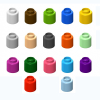  Элемент конструктора одиночный одноцветный Color Blocks 100 штук - «globural.ru» - Волгодонск