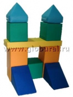 Мягкий модуль-конструктор "Городок" 1 (ВИК) - «globural.ru» - Волгодонск