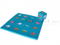 Игровой детский мат «Море» с кубиком (ВИК) - «globural.ru» - Волгодонск