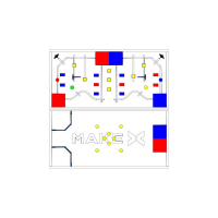 Соревновательное поле с элементами MakeX 2019 City Guardian Arena Expansion Kit for Blue Planet - «globural.ru» - Волгодонск