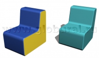 Прямоугольный стул 50*60*60/32см (ВИК) - «globural.ru» - Волгодонск