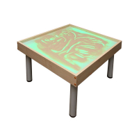 Столик на ножках для рисования песком Радуга. Подсветка RGB - «globural.ru» - Волгодонск