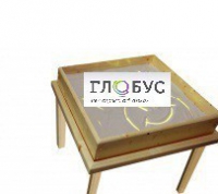 Стол на ножках для рисования песком светозвуковой - «globural.ru» - Волгодонск