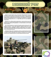 Стенд "Воинский учет" (вариант 2) - «globural.ru» - Волгодонск