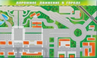 Доска магнитно-маркерная панорамная "Дорожное движение в городе" - «globural.ru» - Волгодонск