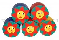 Пуфик «Солнышко» d=60*30см (ВИК) - «globural.ru» - Волгодонск
