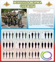 Стенд "Военная форма одежды (герб РФ)" - «globural.ru» - Волгодонск