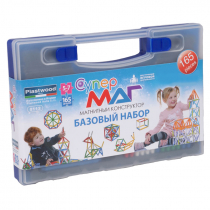 Магнитный конструктор Супермаг. Базовый набор 5-7 лет - «globural.ru» - Волгодонск