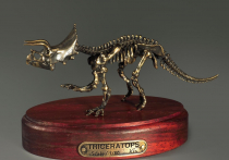 Модель скелета динозавра Triceratops - «globural.ru» - Волгодонск