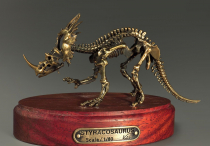 Модель скелета динозавра Styracosaurus - «globural.ru» - Волгодонск