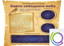Стенд "Карта звездного неба" - «globural.ru» - Волгодонск