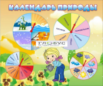 Стенд "Календарь природы" (вариант 1) - «globural.ru» - Волгодонск