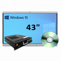 Интерактивная панель 43" (встроенный ПК, Win10) - «globural.ru» - Волгодонск
