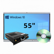 Интерактивная панель 55" (встроенный ПК, Win10) - «globural.ru» - Волгодонск
