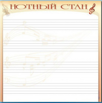 Доска магнитно-маркерная "Нотный стан" - «globural.ru» - Волгодонск