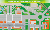 Доска магнитно-маркерная панорамная "Дорожное движение в городе" - «globural.ru» - Волгодонск