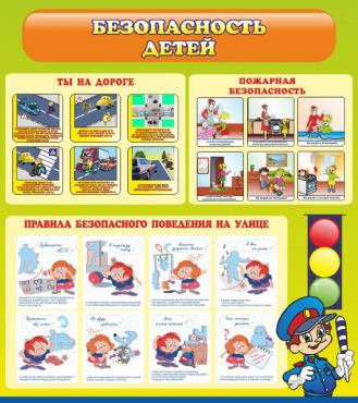 Стенд "Безопасность детей" (вариант 1) - «globural.ru» - Волгодонск