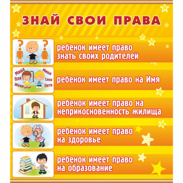 Стенд "Знай свои права" - «globural.ru» - Волгодонск
