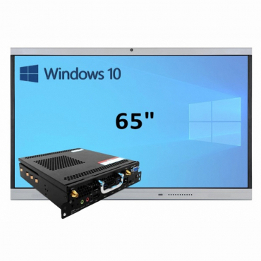 Интерактивная панель 65" (встроенный ПК Win10, Intel i5) - «globural.ru» - Волгодонск