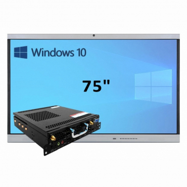 Интерактивная панель 75" (встроенный ПК, Win10, Intel i5) - «globural.ru» - Волгодонск
